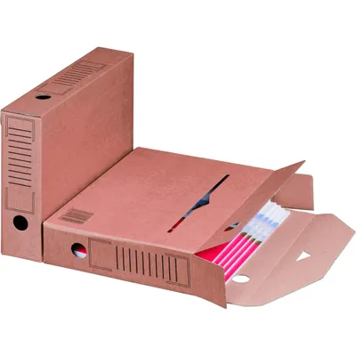 Produktbild von smartboxpro Archiv-Schachtel, braun, (B)65 mm