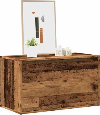 Produktbild von Möbel Flurbank 80x40x45 cm Altholz-Optik Holzwerkstoff - Sitzbänke &55005