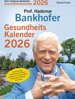 Produktbild von Prof. Bankhofers Gesundheitskalender 2026. Der beliebte Abreißkalender