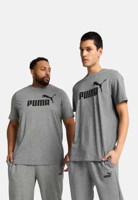 Produktbild von PUMA Uni Ess No. 1 Logo Tee T-Shirts, Medium Gray Heather, XXL EU