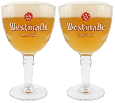 Produktbild von Westmalle Trappistenbiergläser - 330 ml - 2 Stück