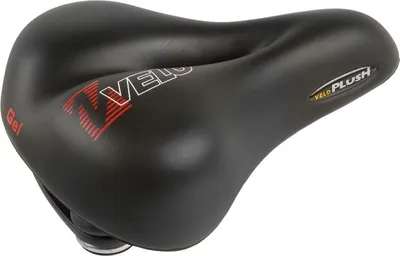 Produktbild von Sattel Velo Plush Gel Elasto Damen anatomisch wasserdicht schwarz