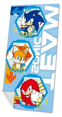 Produktbild von Badetuch Sonic the Hedgehog (70x140cm, Baumwolle)