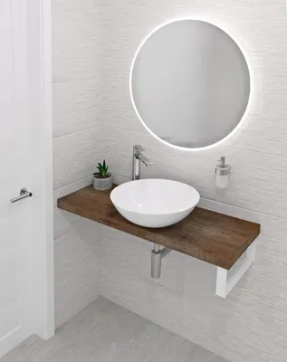 Obrázok produktu pre Sapho AVICE doska na umývadlo 60 x 36 cm, hrúbka 5 cm, Old Wood