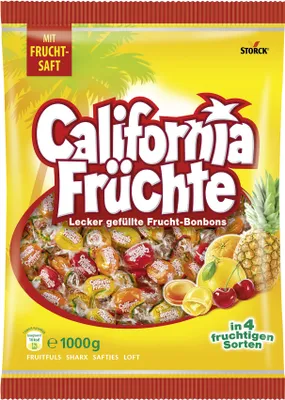 Obrázok produktu pre Storck California Fruits Lahodné plnené ovocné cukríky 1000g
