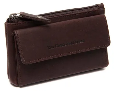 Produktbild von The Chesterfield Brand Leder Schlüsselmäppchen Violette Key Wallet Brown dunkelbraun