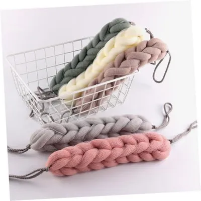Produktbild von 4 Stück Luffaschwämme für Körper, Bad und Haushalt – komfortables Duschpeeling, leicht zu reinigen, aus bruchfestem Material und für alle Altersgruppen geeignet
