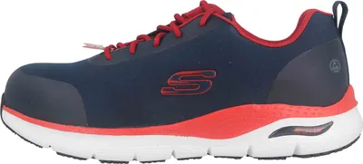 Produktbild von Skechers Herren Sicherheitssneaker SRRINGSTAP ARCH FIT 200086EC NVRD Blau/Rot , Schuhgröße:48.5 EU