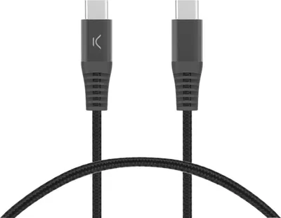 Zdjęcie produktu dla Kabel USB KSIX czarny 1 m