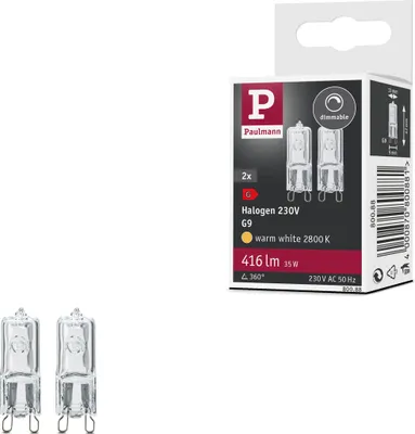 Produktbild von Paulmann Hochvolthalogen Stiftsockel 2er-Pack