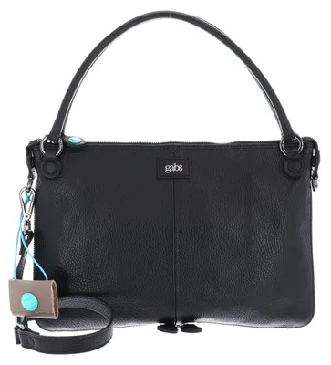 Produktbild von Gabs Leder Schultertasche Umhängetasche Edgy Shoulder Bag Nero schwarz