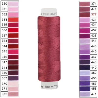 10 x 100m / 1 Spule Unipoly 120 TEX14x2 Polyester braunrot