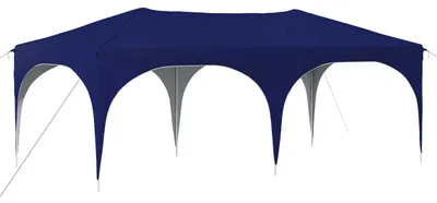 Image de Tente de fête pop-up 575 x 288 x 245 cm Bleu Tissu Oxford