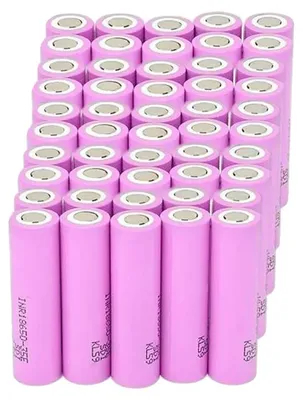 Immagine prodotto di Batterie agli ioni di litio, capacità 3500 mAh, corrente di scarica 25 A, confezione da 35-50 pezzi