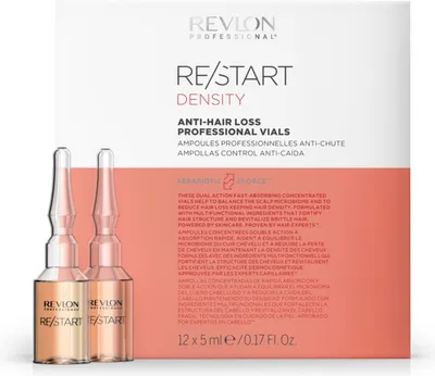 Zdjęcie produktu dla Revlon Professional Restart Density Anti-Hair Loss Professional Vials 12 x 5 ml