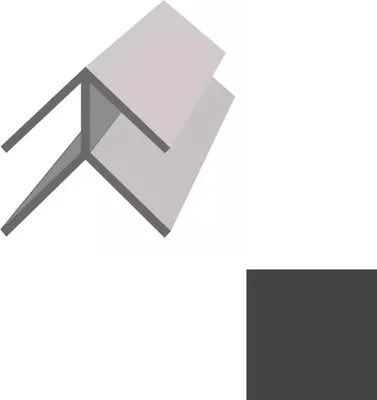 Obrázek produktu pro VILO Montážní Profil Vnější Roh Motivo B1 Grafit | 270 cm | Pro Stěnové Panely