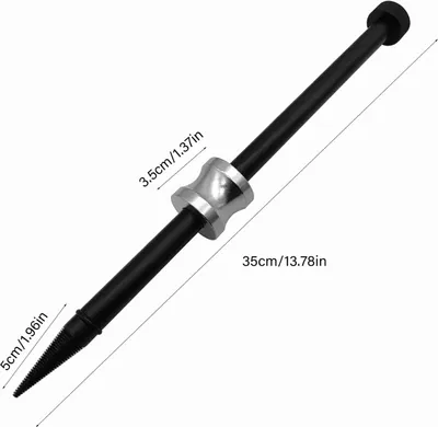 Productafbeelding van Gereedschap voor het verwijderen van injectordichtingsringen, met glijhamer, voor autoreparatie, geschikt voor ringen van 5-15 mm