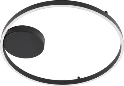 Produktbild von Lucande Smart-LED-Deckenleuchte Moise, schwarz, CCT, Tuya