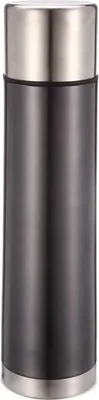 Produktbild von Maestro MR-1638-75 - Edelstahl-Thermoskanne, 750 ml, mit 200 ml Becher, für heiße oder kalte Getränke, vakuumisoliert (Graphit)