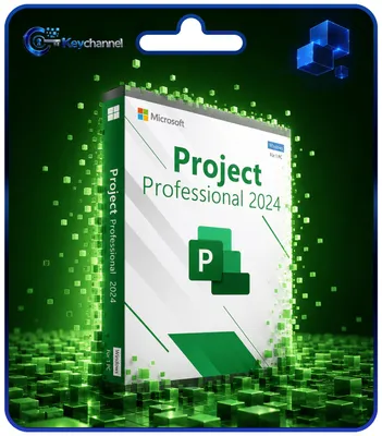 Microsoft Project Professional 2024 Software-Box