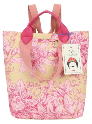 Image de Fritzi aus Preußen sac shopper sac à dos Fritzi x Frida Kahlo Fritzi Ju Limited Bloom Sunny jaune
