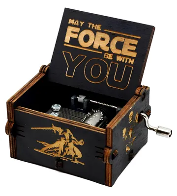 Productafbeelding van Muziekdoos Star Wars handmatige muziekdoos met melodie voor fans van de serie en verzamelaars.