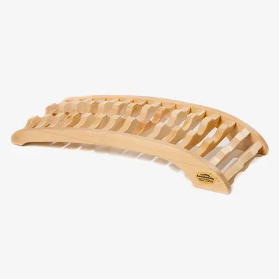 Obrázok produktu pre Backstretcher Original - Drevený naťahovač chrbta - Úľava od bolesti chrbtice a svalového napätia - Ergonomický dizajn odporúčaný fyzioterapeutmi
