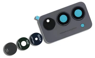 Produktbild von Ersatz Kameralinse mit Rahmen für Xiaomi Redmi 15 5G (25057RN09E), Schwarz