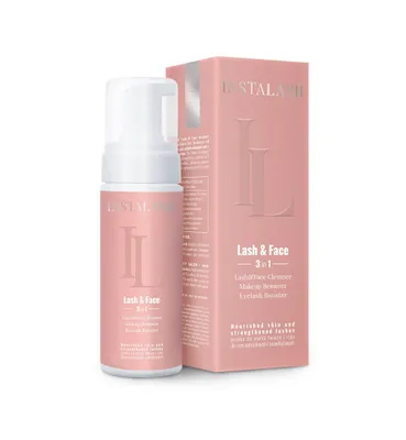 Zdjęcie produktu dla Instalash Lash & Face 2w1 pianka do mycia rzęs i twarzy, 100ml