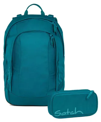 Produktbild von Satch, Schulrucksack-Set AIR Deep Petrol 2-teilig, ab 4./5. Klasse
