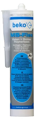 Produktbild von beko MS Flex, Kleben, dichten, 300 ml, transparent