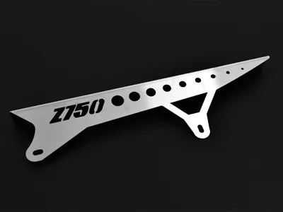 Obrázek produktu pro Ochranný kryt řetězu kompatibilní s Kawasaki Z 750 BJ 2007-12 Logo silver