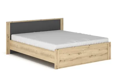 Obrázok produktu pre DOMICA manželská posteľ 160, artisan/sivá
