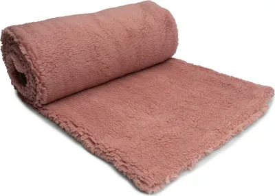 Obrázek produktu pro Minky Sherpa Lamb Faux Fur Dirty Pink 50x160 cm