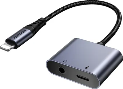 Obrázok produktu pre Joyroom SY-L01 Lightning na Lightning / 3,5 mm mini jack DAC adaptér 2v1 - čierny