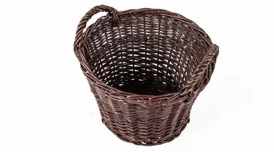 Image de Panier à pommes de terre en osier 35x26cm Panier d'achat Panier de voiture Panier de transport Panier de rangement