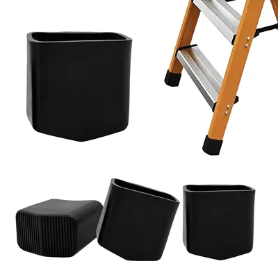 Obrázek produktu pro 4 kusy gumových nožiček pro žebříky - 33 x 20 mm