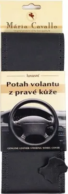 Obrázok produktu pre Kožený poťah volantu (veľkosť A, sivý)