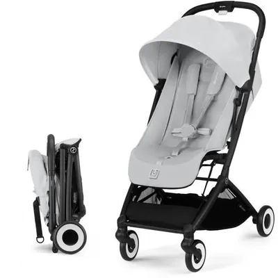 Image de CYBEX - Poussette ultra-compacte et confortable - ORFEO - 4 roues - Gris brouillard