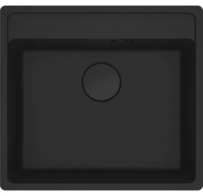 Produktbild von Franke Maris Einbauspüle Fragranitbecken MRG 610-52 A Black Matt Handbedienung ab 60 cm 114.0658.586 - inkl.