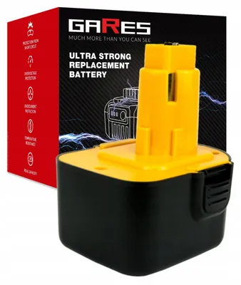 Obrázek produktu pro Gares Náhradní baterie pro Makita 6217D 6217DWDE 6313D | 12 V 3 Ah Inny | Vysokovýkonná baterie pro robotický vysavač | Kompatibilní s Makita 6217D 6217DWDE 6313D | Prémiová kvalita