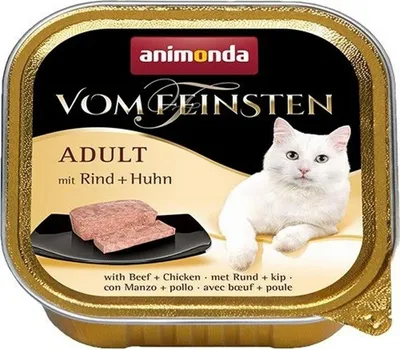 Obrázek produktu pro animonda Vom Feinsten, Dospělá, Hovězí, Kuřecí maso, 100 g