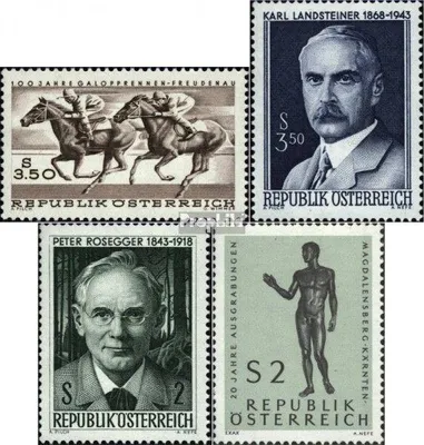Produktbild von Briefmarken Österreich 1968 Mi 1265,1266,1267,1268 (kompl.Ausg.) postfrisch Sondermarken