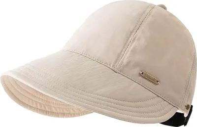 Produktbild von Sonnenhüte für Damen, breite Krempe, UV-Schutz, Visierhut, Sommer, Strand, verstellbarer Pferdeschwanz, verstaubare Kappe zum Angeln, Wandern