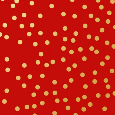 Produktbild von Braun & Company Servietten Motiv Avantgarde Golden Dots rot 33 x 33 cm - 20er Pack