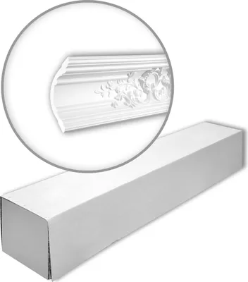 Produktbild von Profhome 150252 Eckleisten 1 Karton SET mit 4 Stuckleisten | 8 m