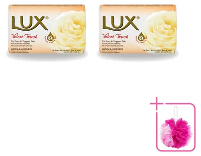Immagine prodotto di 2 confezioni di sapone Lux Velvet Touch - Idratante - 80 g - Confezione - 2 pezzi