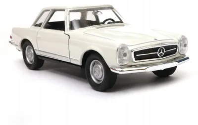 Produktbild von Welly Mercedes-Benz 230 SL 1963 Modellauto Weiß 1:34