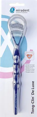 Produktbild von Miradent Zungenreiniger Tong-Clin de Luxe blau 1 St