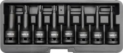 Produktbild von YATO Steckschlüsselsatz YT-1068 Chrom-Molybdänstahl 1,133kg